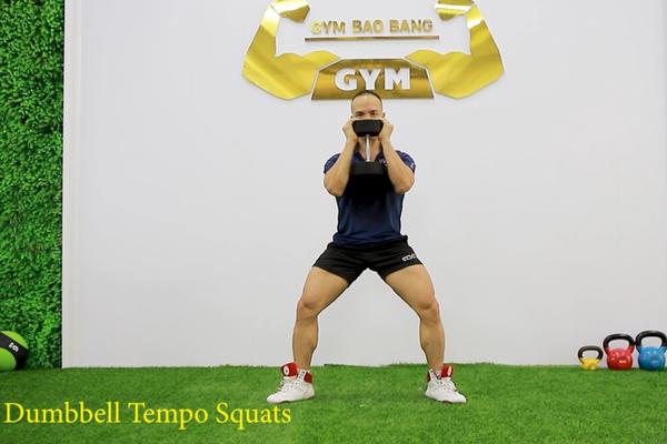 squat với tempo 3/0/1/1